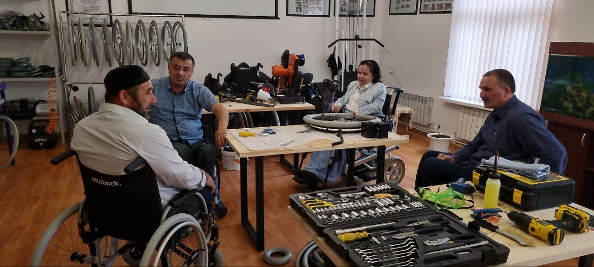 В Республике Ингушетия открылся специализированный сервис  по ремонту инвалидных кресло колясок