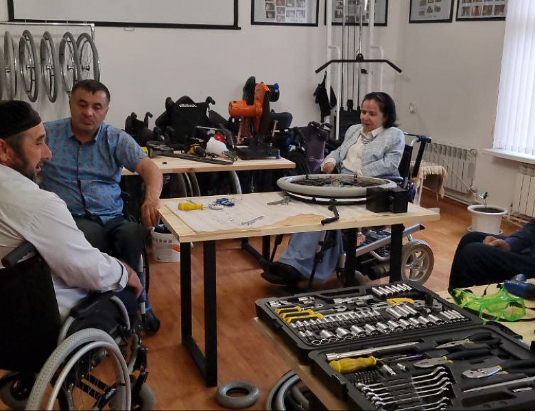 В Республике Ингушетия открылась специализированный сервис  по ремонту инвалидных кресло колясок